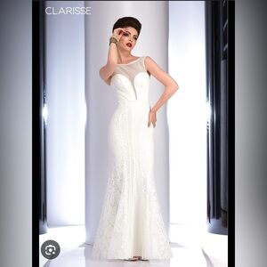 Clarisse Ivory dress 3/4